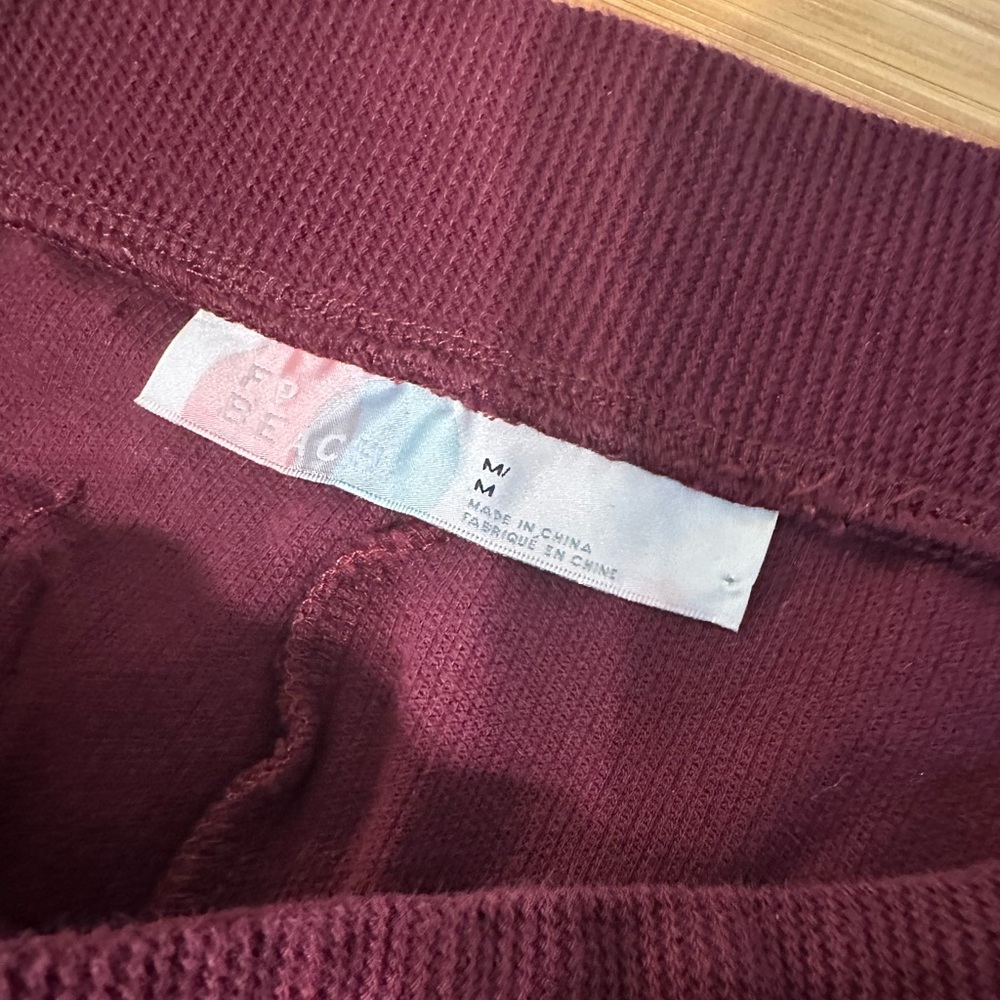 Women's Burgundy Shorts